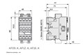 Габаритные размеры AF09..K, AF12..K, AF16..K